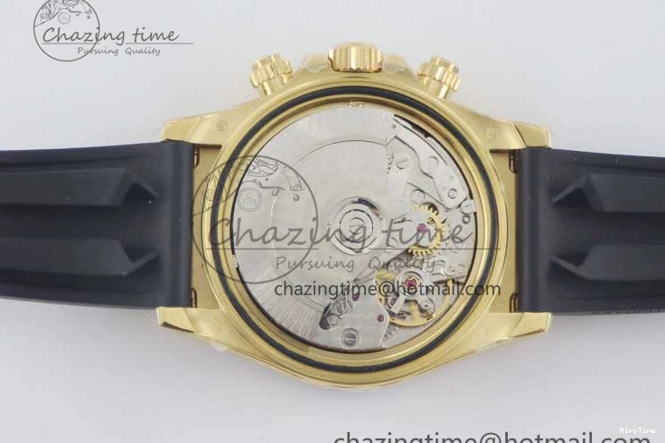 MiroTime 0517 Daytona 116518 TWF 1:1 Best Edition 904L Steel Black Gold Dial on Oysterflex Strap A Comfortable 2422